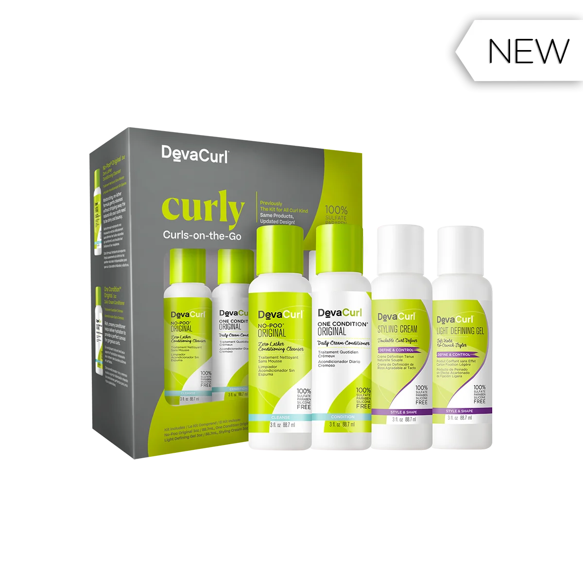 Deva Curl: CURLY CURLS-ON-THE-GO KIT
