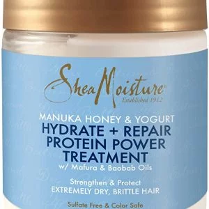 SheaMoisture Manuka Honey & Yogurt Hydrate + Repair Protein-Strong Treatment (8 oZ)